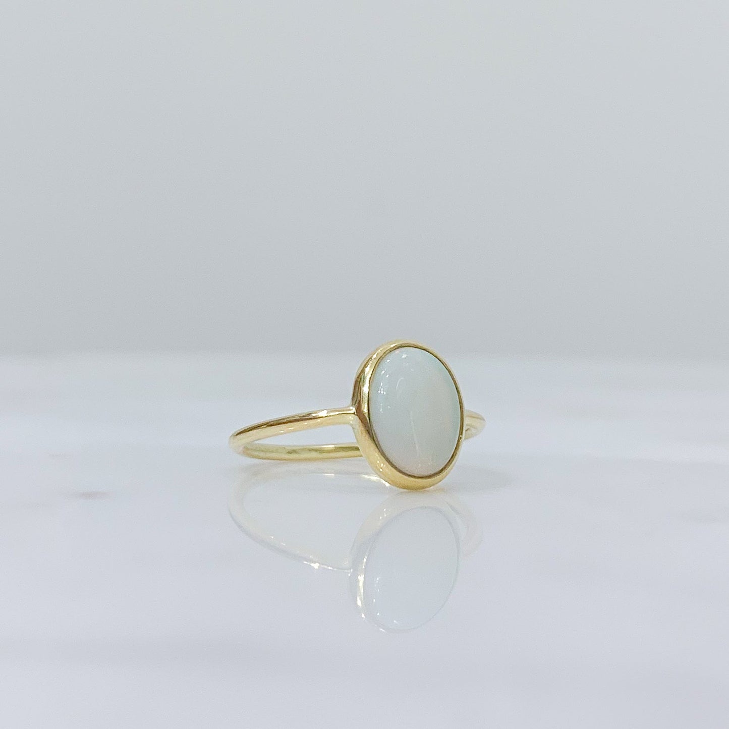 Andean Opal Ring in 18K Gold
