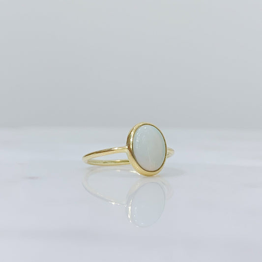 Andean Opal Ring in 18K Gold