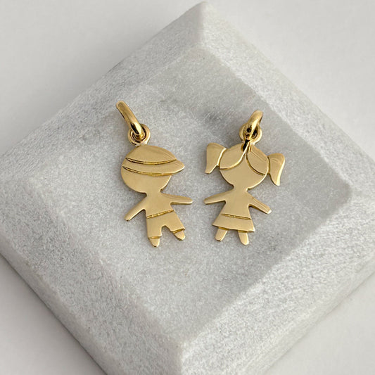 Kiddie Star Pendant in 18K Gold