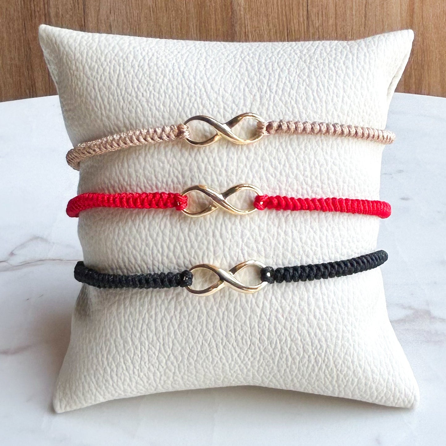 Infinity Handwoven Bracelet in 18K Gold