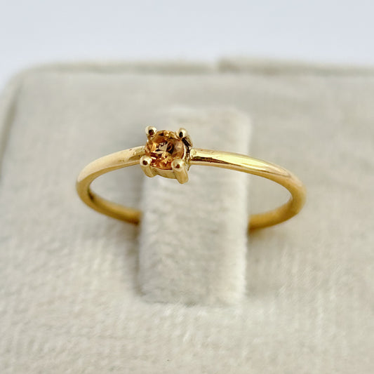 Aila Citrine Ring in 18K Gold
