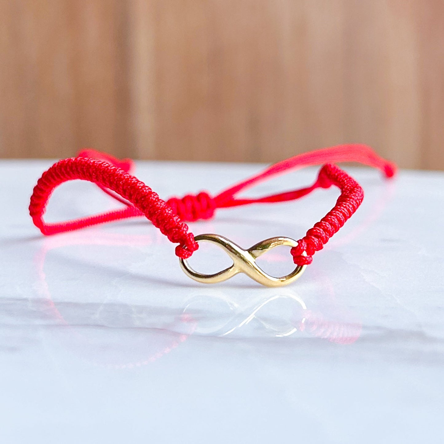 Infinity Handwoven Bracelet in 18K Gold