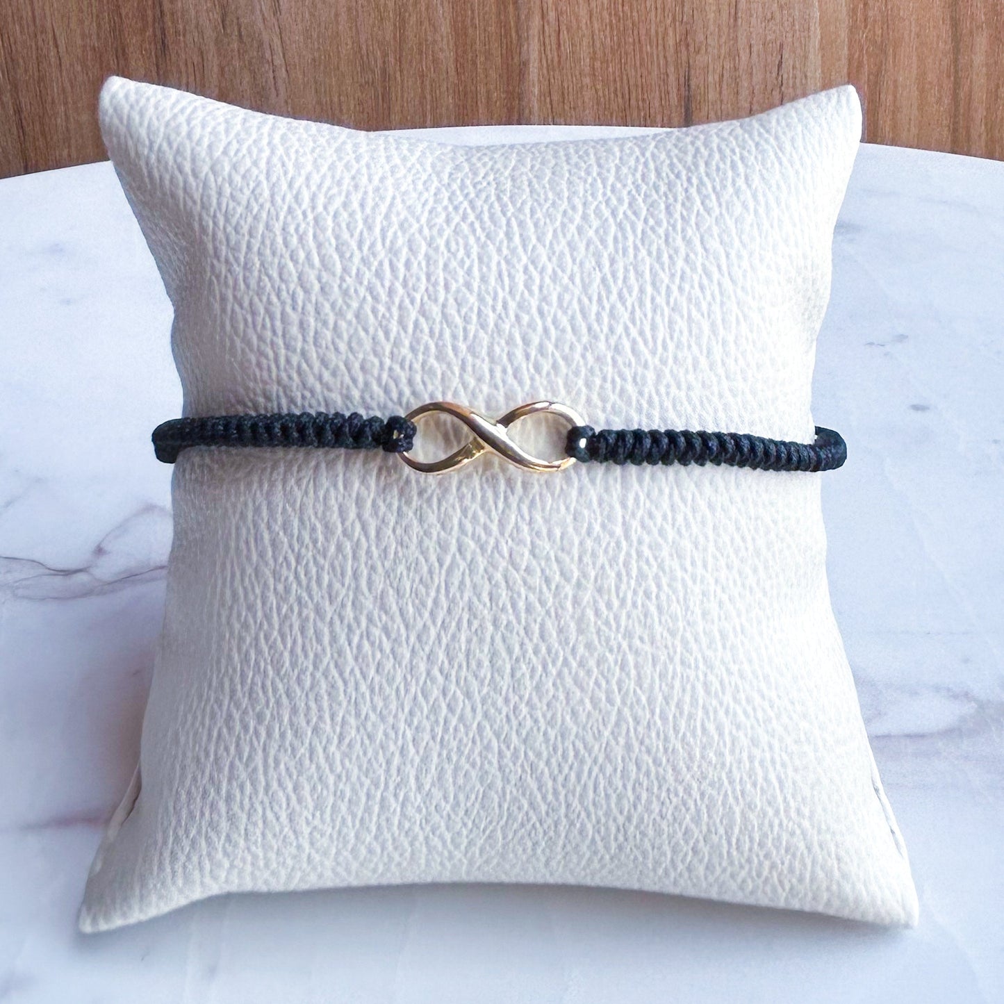 Infinity Handwoven Bracelet in 18K Gold