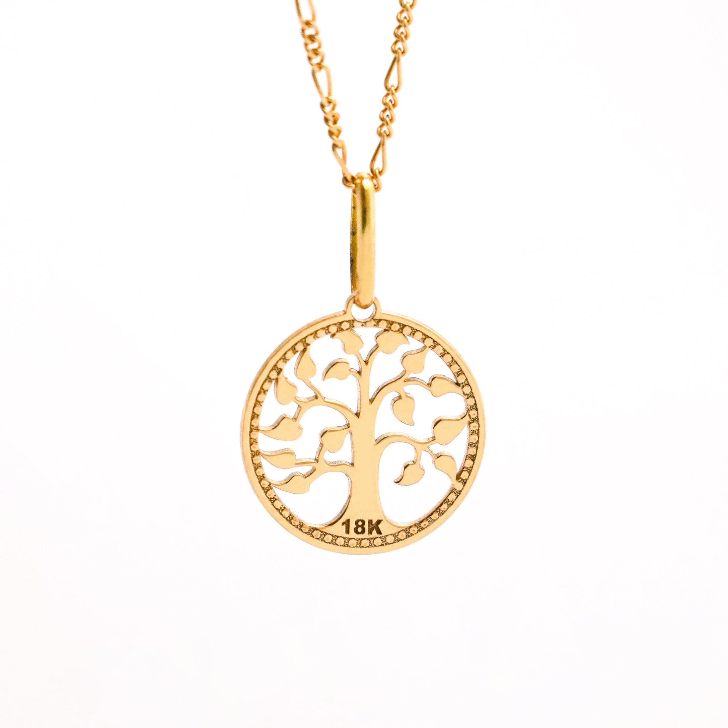 Medium Tree of Life Pendant in 18K Gold