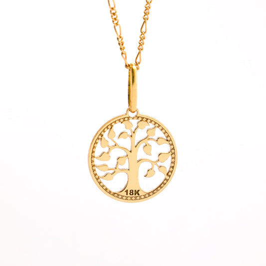 Medium Tree of Life Pendant in 18K Gold
