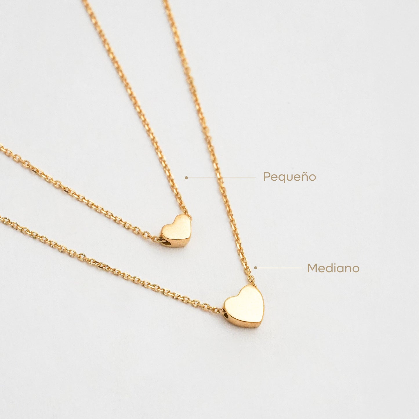 Heart Slider Choker in 18K Gold