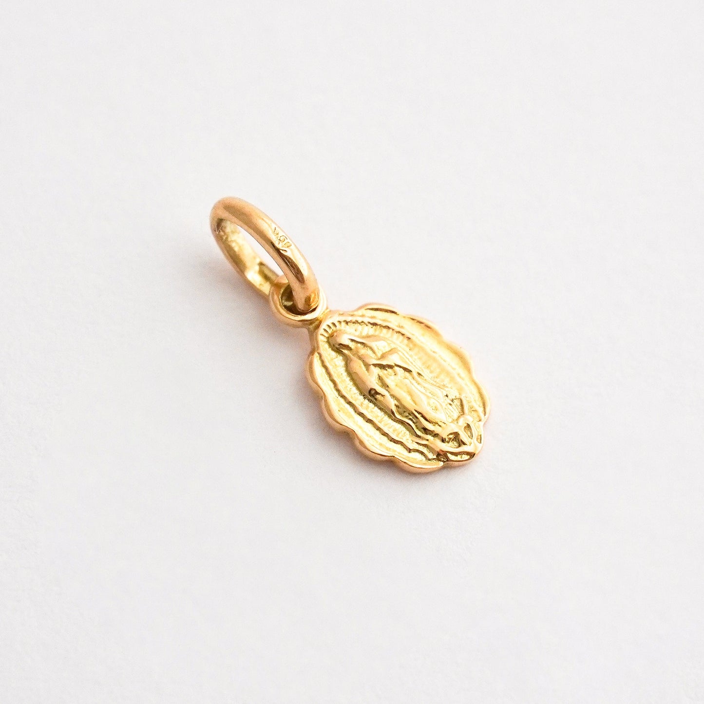 Small Our Lady of Guadalupe Medal in 18K Gold