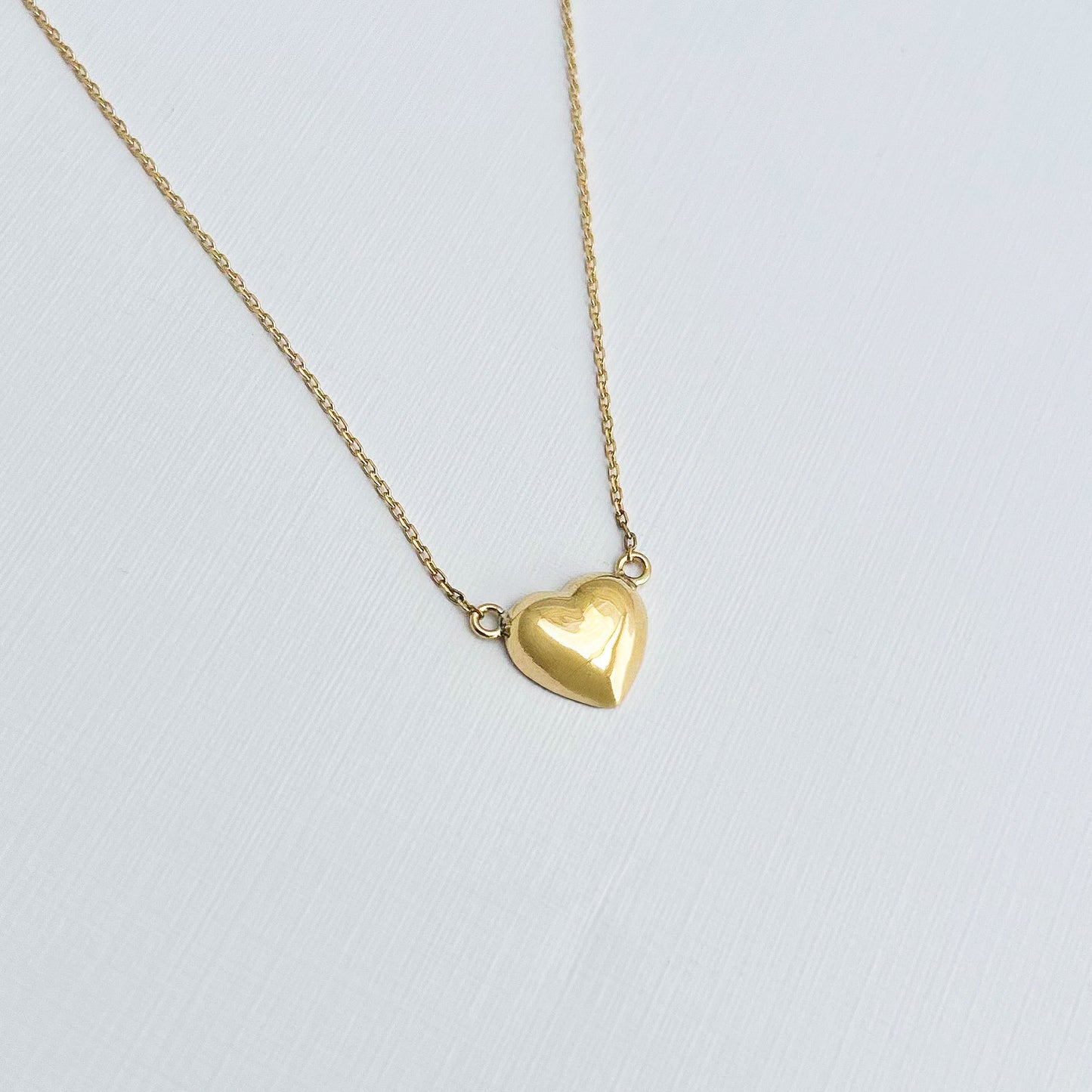 Heart Choker in 18K Gold