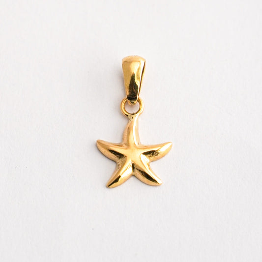 Starfish Pendant in 18K Gold
